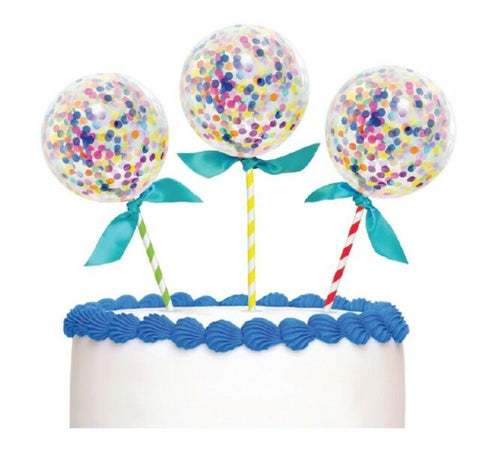 Cake Topper - Confetti mini Balloon