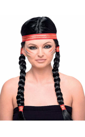 Wig - Indian Squaw wig & Headband