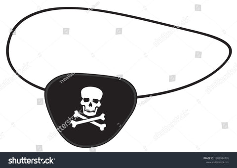 Pirate Eye Patch - Party Favour Skull And Crossbone