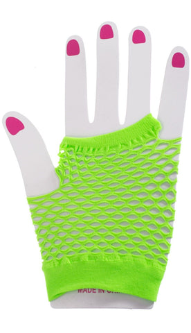 Fishnet Glove (Short Green)