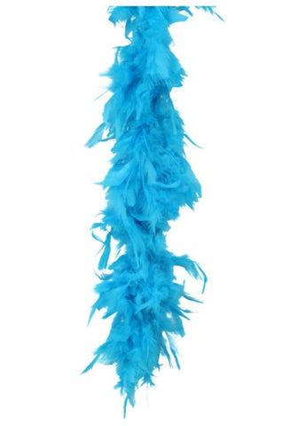 Feather Boa - Blue 1m