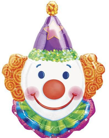 Foil Balloon Supershape - Clown Head