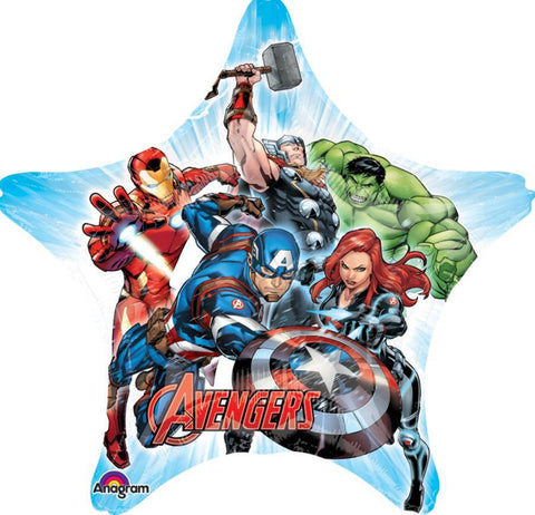Foil Balloon Supershape - Marvel Avengers Star-shaped